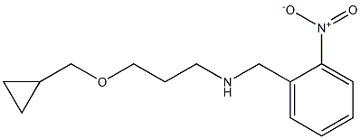 [3-(cyclopropylmethoxy)propyl][(2-nitrophenyl)methyl]amine