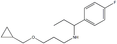 [3-(cyclopropylmethoxy)propyl][1-(4-fluorophenyl)propyl]amine|