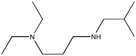 [3-(diethylamino)propyl](2-methylpropyl)amine 化学構造式