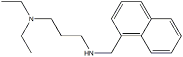 [3-(diethylamino)propyl](naphthalen-1-ylmethyl)amine,,结构式