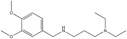 [3-(diethylamino)propyl][(3,4-dimethoxyphenyl)methyl]amine|