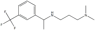 [3-(dimethylamino)propyl]({1-[3-(trifluoromethyl)phenyl]ethyl})amine 化学構造式