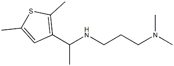 [3-(dimethylamino)propyl][1-(2,5-dimethylthiophen-3-yl)ethyl]amine,,结构式