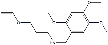 [3-(ethenyloxy)propyl][(2,4,5-trimethoxyphenyl)methyl]amine Structure