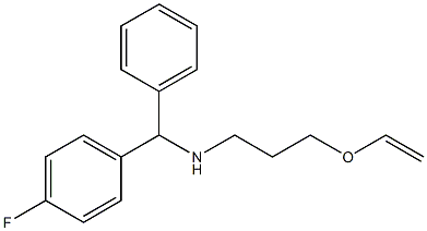 [3-(ethenyloxy)propyl][(4-fluorophenyl)(phenyl)methyl]amine
