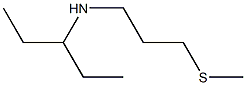 [3-(methylsulfanyl)propyl](pentan-3-yl)amine Structure