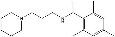 [3-(piperidin-1-yl)propyl][1-(2,4,6-trimethylphenyl)ethyl]amine Struktur