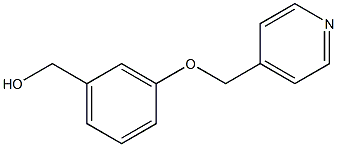 [3-(pyridin-4-ylmethoxy)phenyl]methanol,,结构式