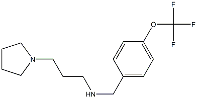 [3-(pyrrolidin-1-yl)propyl]({[4-(trifluoromethoxy)phenyl]methyl})amine