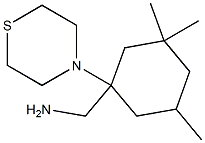 [3,3,5-trimethyl-1-(thiomorpholin-4-yl)cyclohexyl]methanamine|