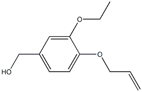 [3-ethoxy-4-(prop-2-en-1-yloxy)phenyl]methanol Struktur