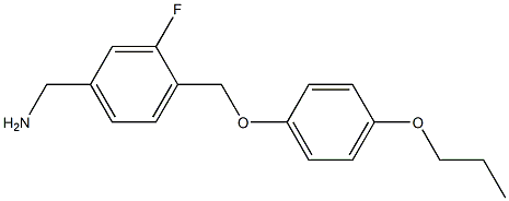  [3-fluoro-4-(4-propoxyphenoxymethyl)phenyl]methanamine