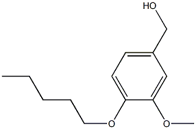 [3-methoxy-4-(pentyloxy)phenyl]methanol Struktur