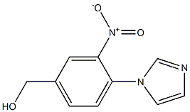 [4-(1H-imidazol-1-yl)-3-nitrophenyl]methanol 结构式