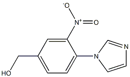 [4-(1H-imidazol-1-yl)-3-nitrophenyl]methanol Structure