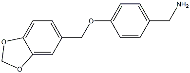 [4-(2H-1,3-benzodioxol-5-ylmethoxy)phenyl]methanamine|