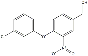 [4-(3-chlorophenoxy)-3-nitrophenyl]methanol