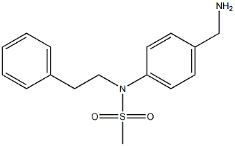  [4-(aminomethyl)phenyl]-N-(2-phenylethyl)methanesulfonamide