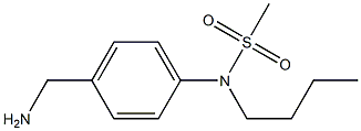 [4-(aminomethyl)phenyl]-N-butylmethanesulfonamide Structure