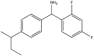 [4-(butan-2-yl)phenyl](2,4-difluorophenyl)methanamine