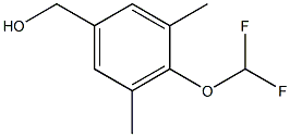 [4-(difluoromethoxy)-3,5-dimethylphenyl]methanol Structure