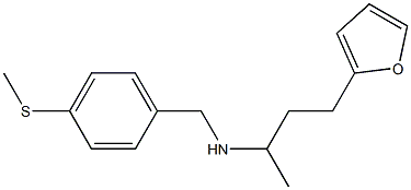 [4-(furan-2-yl)butan-2-yl]({[4-(methylsulfanyl)phenyl]methyl})amine