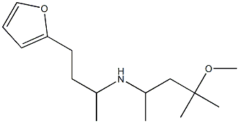 [4-(furan-2-yl)butan-2-yl](4-methoxy-4-methylpentan-2-yl)amine Structure