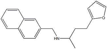 [4-(furan-2-yl)butan-2-yl](naphthalen-2-ylmethyl)amine|