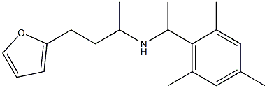 [4-(furan-2-yl)butan-2-yl][1-(2,4,6-trimethylphenyl)ethyl]amine