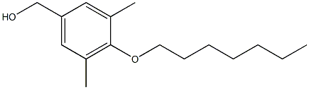 [4-(heptyloxy)-3,5-dimethylphenyl]methanol 化学構造式