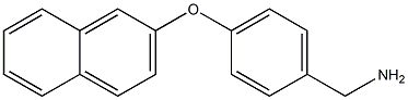 [4-(naphthalen-2-yloxy)phenyl]methanamine Structure