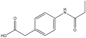 [4-(propionylamino)phenyl]acetic acid|