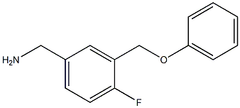  [4-fluoro-3-(phenoxymethyl)phenyl]methanamine