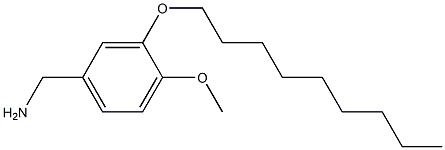[4-methoxy-3-(nonyloxy)phenyl]methanamine Struktur
