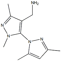 [5-(3,5-dimethyl-1H-pyrazol-1-yl)-1,3-dimethyl-1H-pyrazol-4-yl]methanamine