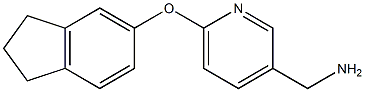 [6-(2,3-dihydro-1H-inden-5-yloxy)pyridin-3-yl]methanamine|