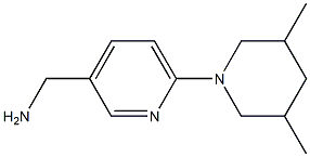 [6-(3,5-dimethylpiperidin-1-yl)pyridin-3-yl]methylamine,,结构式