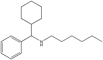 [cyclohexyl(phenyl)methyl](hexyl)amine Structure