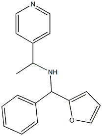 [furan-2-yl(phenyl)methyl][1-(pyridin-4-yl)ethyl]amine Struktur