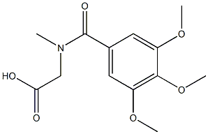  [methyl(3,4,5-trimethoxybenzoyl)amino]acetic acid