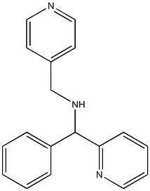 [phenyl(pyridin-2-yl)methyl](pyridin-4-ylmethyl)amine,,结构式