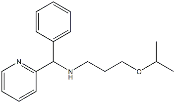 [phenyl(pyridin-2-yl)methyl][3-(propan-2-yloxy)propyl]amine|