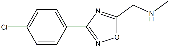 {[3-(4-chlorophenyl)-1,2,4-oxadiazol-5-yl]methyl}(methyl)amine