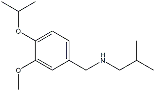 {[3-methoxy-4-(propan-2-yloxy)phenyl]methyl}(2-methylpropyl)amine Struktur