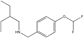 {[4-(difluoromethoxy)phenyl]methyl}(2-ethylbutyl)amine