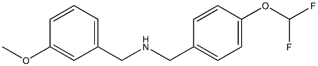  {[4-(difluoromethoxy)phenyl]methyl}[(3-methoxyphenyl)methyl]amine