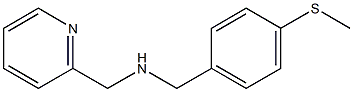  {[4-(methylsulfanyl)phenyl]methyl}(pyridin-2-ylmethyl)amine