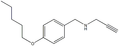 {[4-(pentyloxy)phenyl]methyl}(prop-2-yn-1-yl)amine