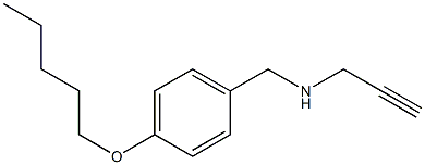  {[4-(pentyloxy)phenyl]methyl}(prop-2-yn-1-yl)amine