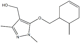 {1,3-dimethyl-5-[(6-methylcyclohex-3-en-1-yl)methoxy]-1H-pyrazol-4-yl}methanol|